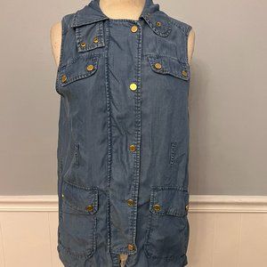 Michael Kors Jean Vest Top